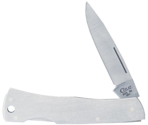Case Brushed Stainless Executive Lockback Pocket Knife