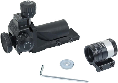Anschutz Target Rifle Complete Aperture Sight Set Rear 6805 Anti-Glare Front Sight with Raiser Block