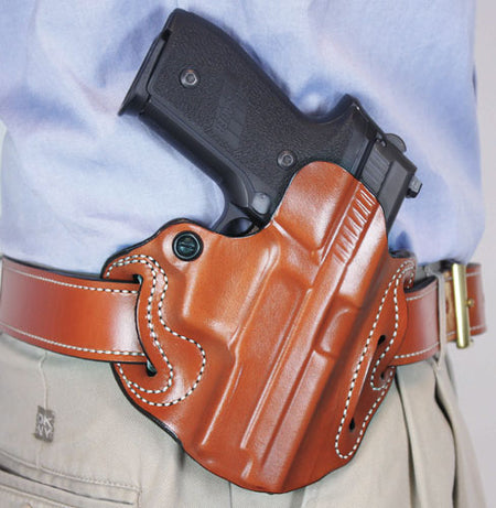 DeSantis Speed Scabbard Right-Hand OWB Holster FN 509 Tan Leather