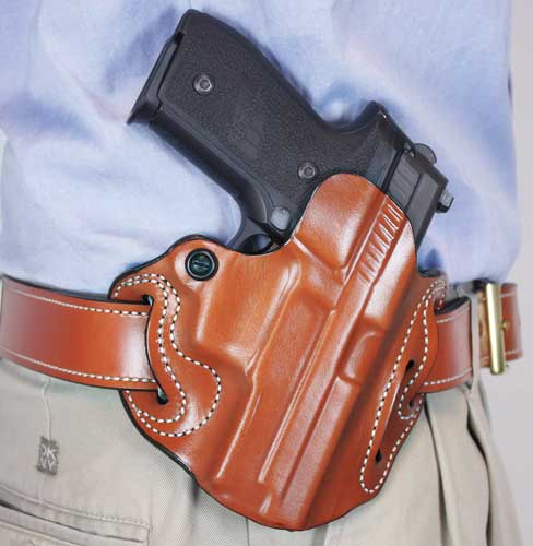 DeSantis Speed Scabbard Right-Hand OWB Holster Ruger 57 Tan Leather