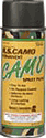 HS Flat Black All-Purpose Camo Enamel Spray Paint 12oz