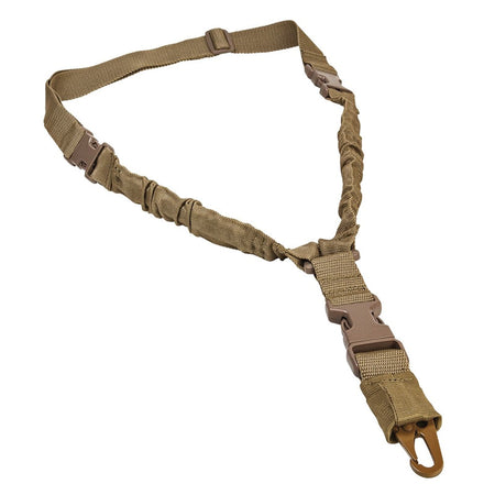 NcSTAR VISM AR-15 Bungee Single-Point Sling Adjustable 30"-38" Tan
