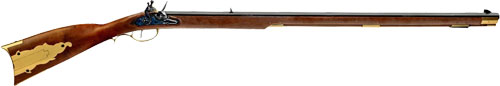 Pedersoli Kentucky Flintlock Rifle .50 Cal - Wood Stock, Blued Barrel