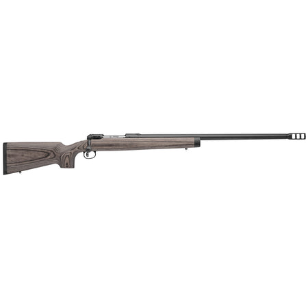 Savage Arms 33057 110 Magnum Target Full Size 338 Lapua Mag 1rd 26" Stainless Single Shot Barrel, Stainless Steel Receiver, Gray Hardwood Stock