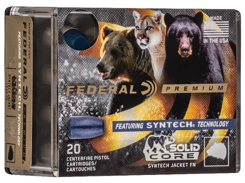 Federal .45 ACP/Auto P45SHC1 Premium Personal Defense Punch Solid Core Synthetic Flat Nose 240 Grain