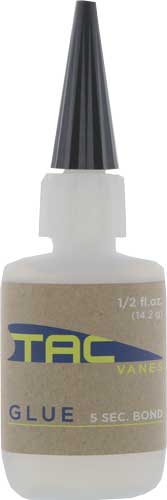 TAC VANES Arrow Fletching Glue 0.5 oz 1-Pack