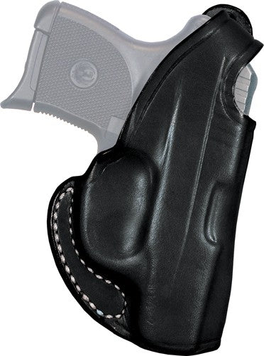 DeSantis Maverick Right Hand Outside Waistband Leather Holster S&W Bodyguard 380 Black