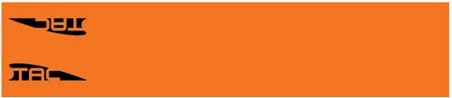 TAC VANES 4.675" Standard Orange Arrow Wraps 13-Pack