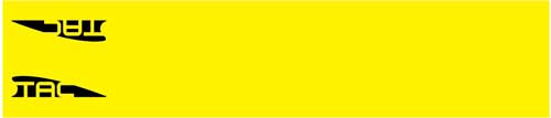Tac Vanes 4.675" Yellow Standard Arrow Wraps - 13 Pack