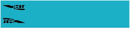 TAC VANES 4.675" Standard Turquoise Arrow Wraps 13-Pack
