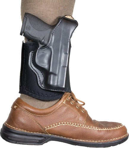 DeSantis Die Hard Right Hand Ankle Holster Leather Glock 43 Black