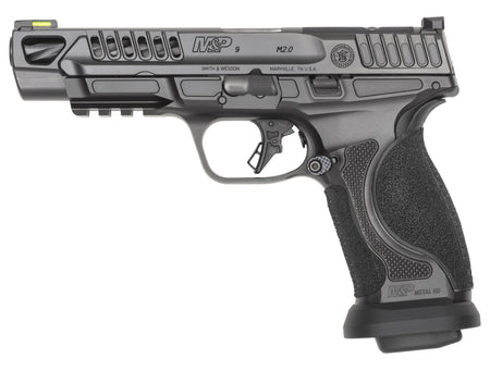 Smith & Wesson 14070 M&P M2.0 Competitor HD 9mm Luger 10+1 5" Overall Black Armornite Stainless Steel Spiral Fluted Barrel, Lightening Cut/Optic Ready/Serrated Slide & Stainless Steel Frame w/Picatinn