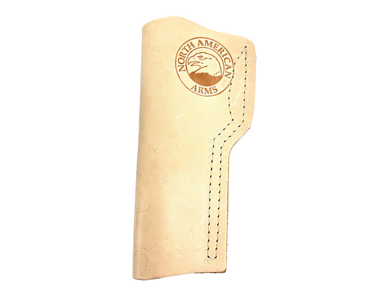 NAA HMM-4 Open Muzzle Suede Leather Holster, Metal Belt Clip, L/R Hand