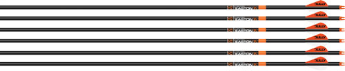 Easton Bowhunter 6.5MM 500 Spine 2-Inch Bully Vane Arrow 6PK