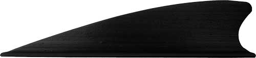 TAC VANES Matrix Shield Cut 2.25" Arrow Fletching Black 36-Pack