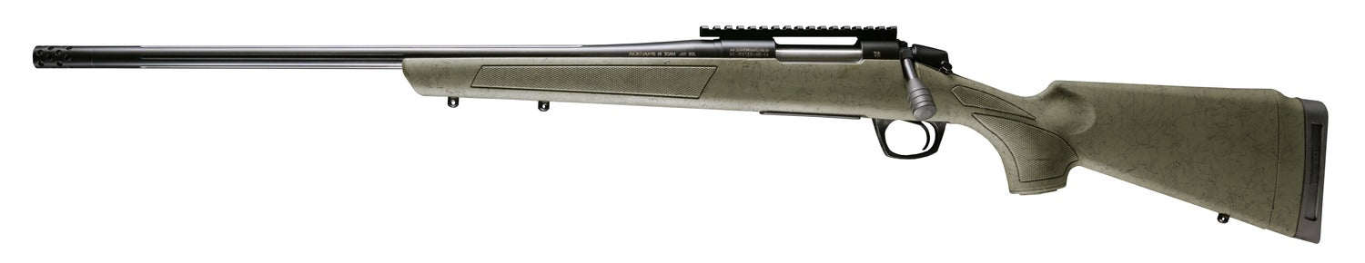 CVA CR3989GLH Cascade XT Bolt-Action Rifle, 6.5 PRC, 24" Fluted Threaded Barrel, Graphite Black Cerakote, OD Green Synthetic Stock, Left Hand