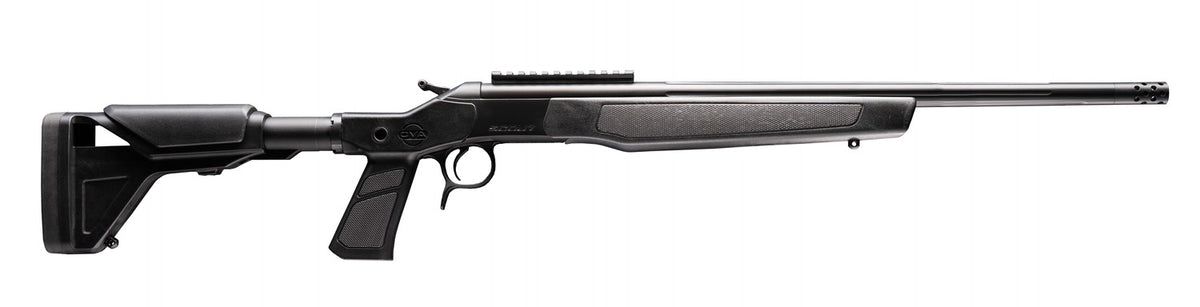 CVA Scout XP 35 Whelen 20" Matte Stainless Threaded Barrel, Graphite Black Adjustable Stock