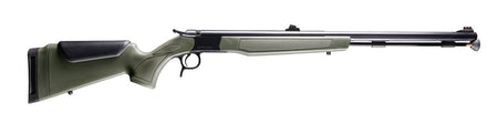 CVA PR2046NW Optima Northwest 50 Cal 26" Black Nitride Single Shot Barrel, Black Nitride Drilled & Tapped Stainless Steel Receiver, Adj Comb OD Green Synthetic Stock