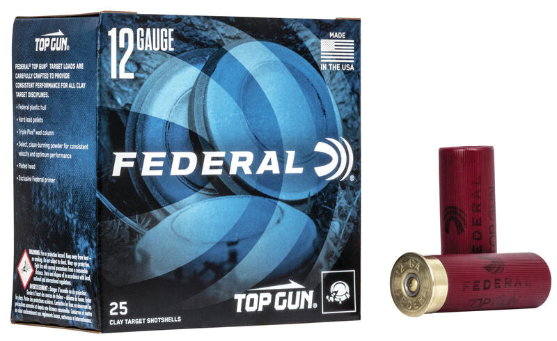 Federal 12 Gauge Shotgun Shells Top Gun #9 1-1/8 oz 2.75 in