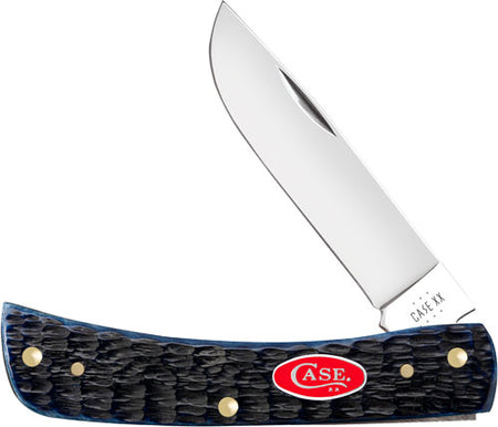 Case Navy Blue Bone Rogers Jig Sod Buster Jr Pocket Knife