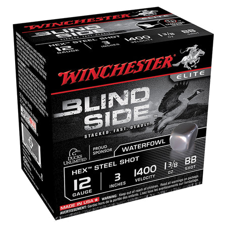 Winchester 12 Gauge Shotgun Shells  BB 1-3/8 oz 3 in