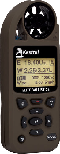 Kestrel 5700X WEZ Applied Ballistics Weather Meter - Flat Dark Earth