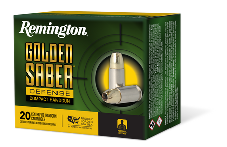Remington .380 ACP/Auto 27615 Golden Saber Brass Jacket Hollow Point 102 Grain