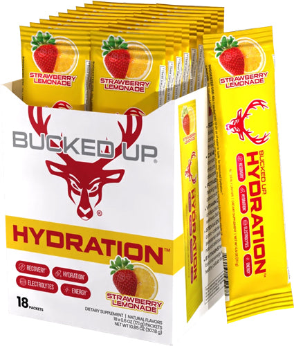 BUCKED UP HYDRATION 2.0 STRAWBERRY LEMONADE 8 COUNT