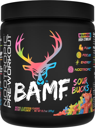 BUCKED UP PRE-WORKOUT SOUR BUCKS 30 SERVINGS