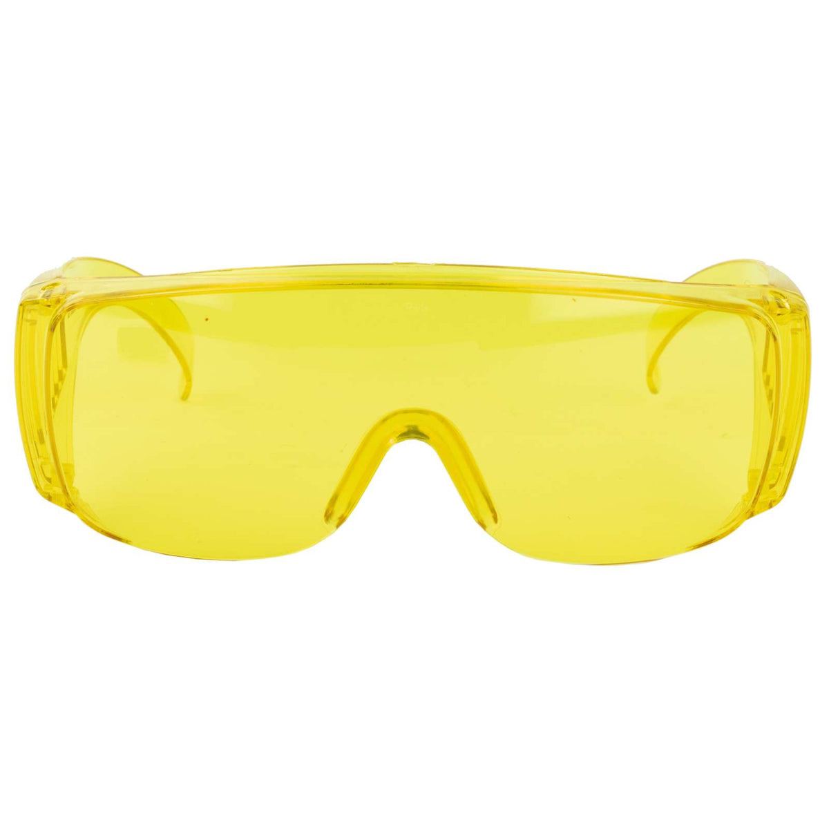 Radians Coveralls Amber Lens Safety Glasses - Fits Over Prescription, ANSI Z87.1