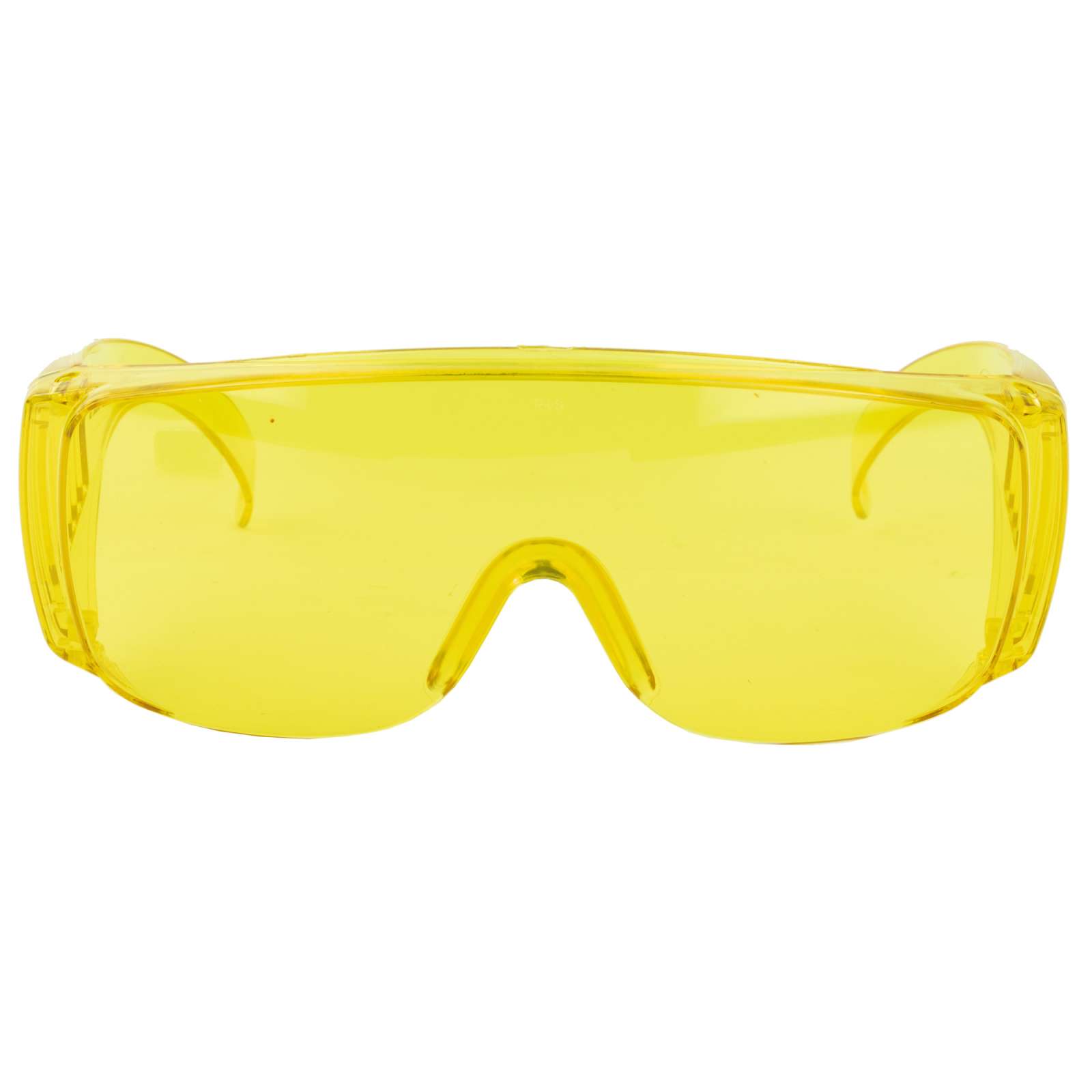 Radians Coveralls Amber Lens Safety Glasses - Fits Over Prescription, ANSI Z87.1