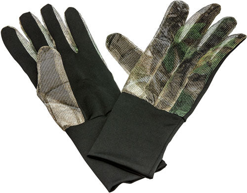 HS Realtree Edge Camo Mesh Hunting Glove with Grip Palm One Size