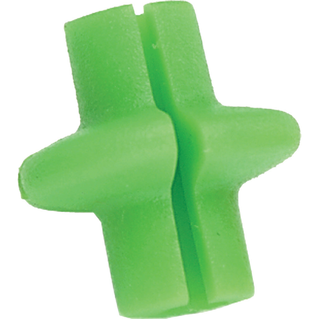 Pine Ridge Archery Slotted Kisser Button Green 25-Pack