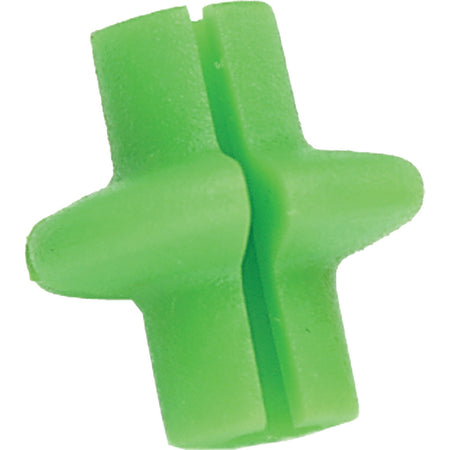 Pine Ridge Archery Slotted Kisser Button Green 25-Pack