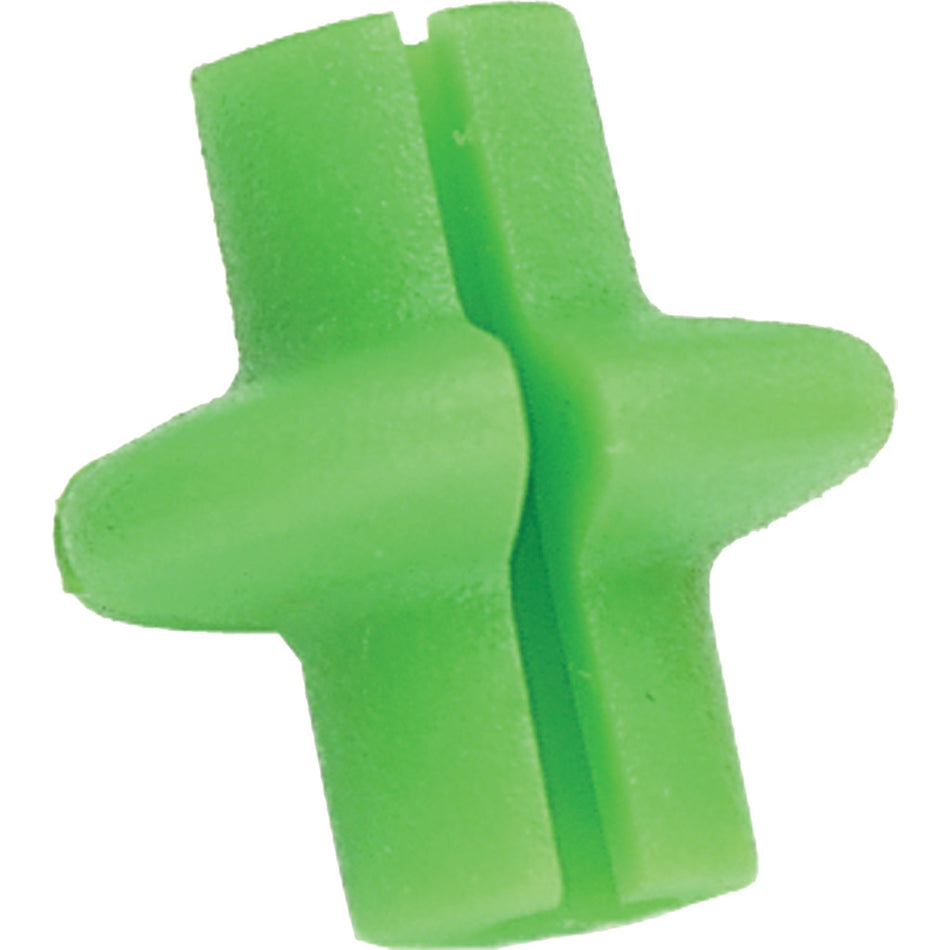 Pine Ridge Archery Slotted Kisser Button Green 25-Pack