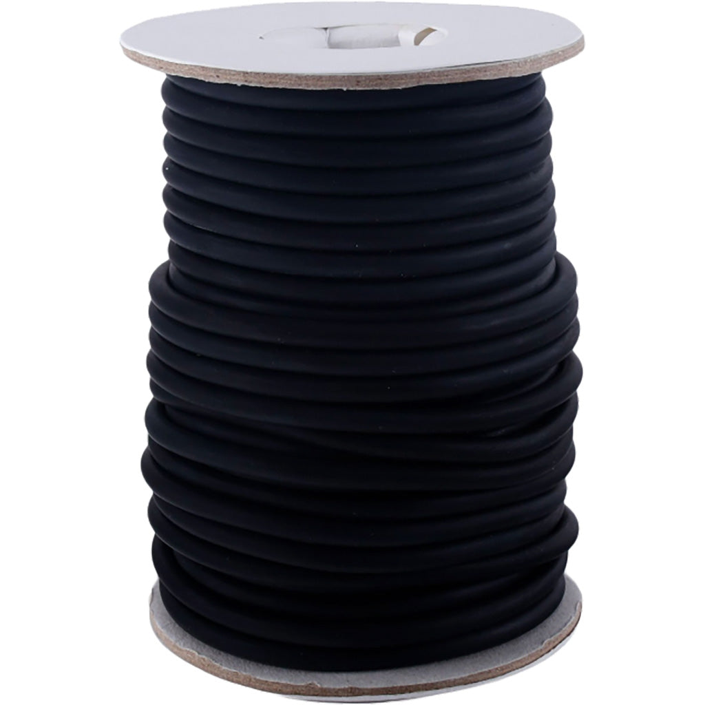 GWS Black Latex Bow Peep Tubing 50 ft. Roll
