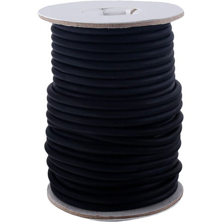 GWS Black Latex Bow Peep Tubing 50 ft. Roll