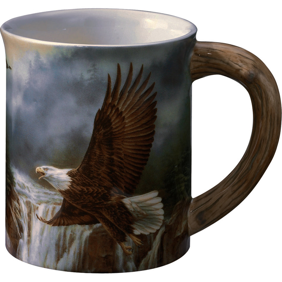 Wild Wings Majestic Bald Eagle Sculpted Mug 16 oz