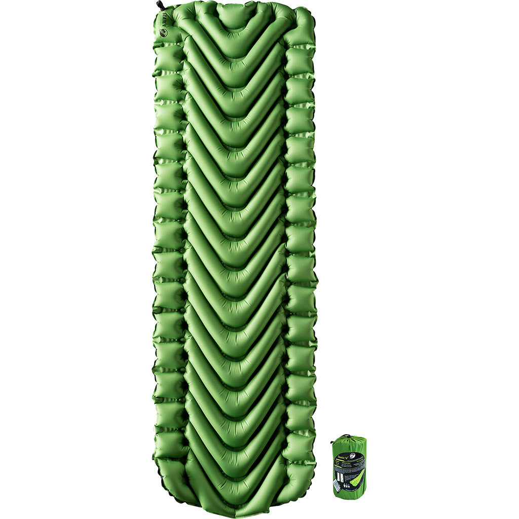Klymit Static V Lightweight Camping Pad Green