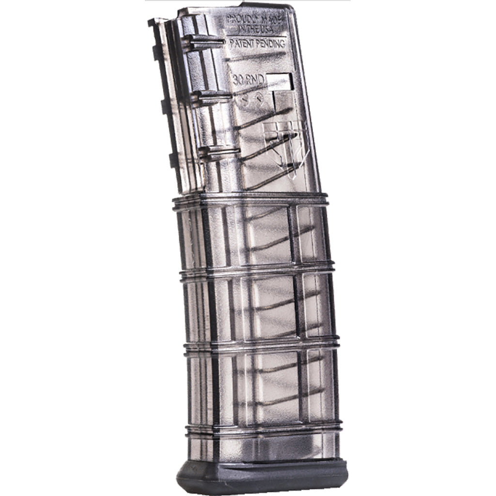 ETS 30-Round AR-15 .223/5.56 Magazine, Clear Polymer Body with Clip-On Dust Cover