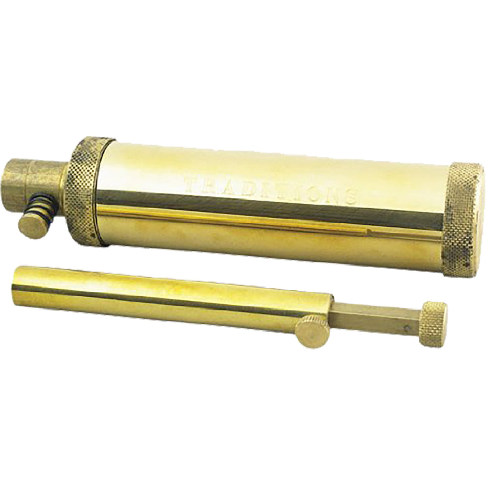 Traditions Hunter Flask Brass Body with Powder Measure