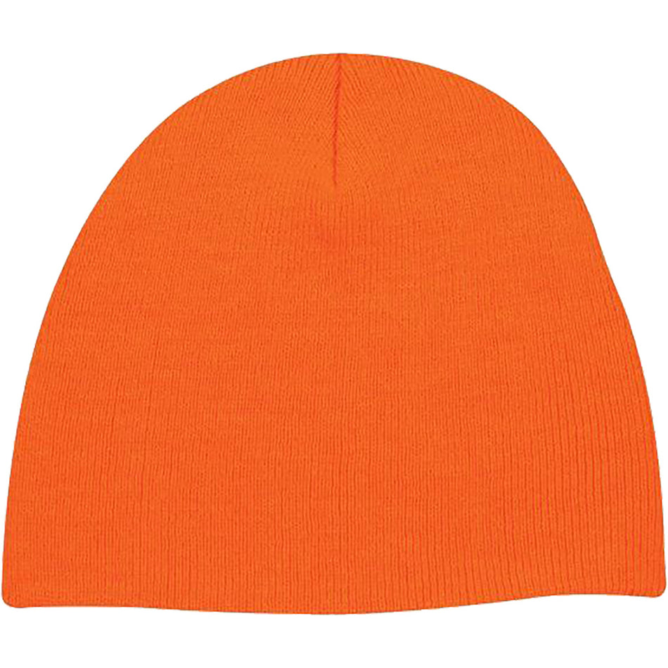 Outdoor Cap Knit Beanie Hat Blaze Orange Polyester