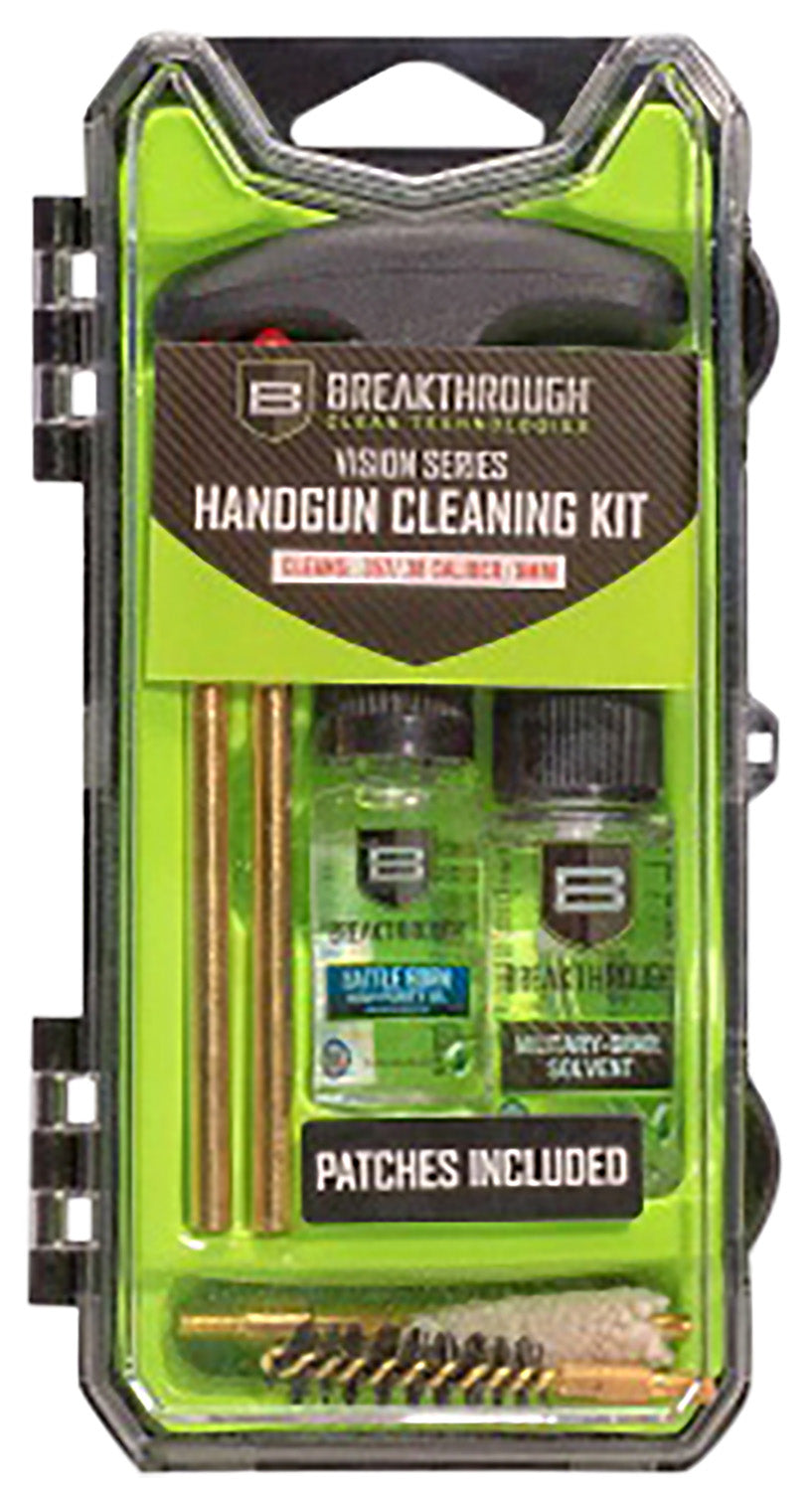 Breakthrough Clean BTECC9 Vision Series 9mm and 38 Caliber Pistol Cleaning Kit 9 Pieces