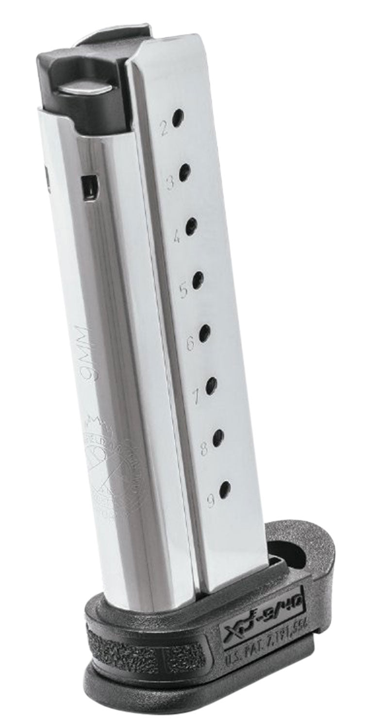 Springfield Armory XD-E XDE09091 9-Round Detachable Extended Sleeve 9mm Stainless Magazine