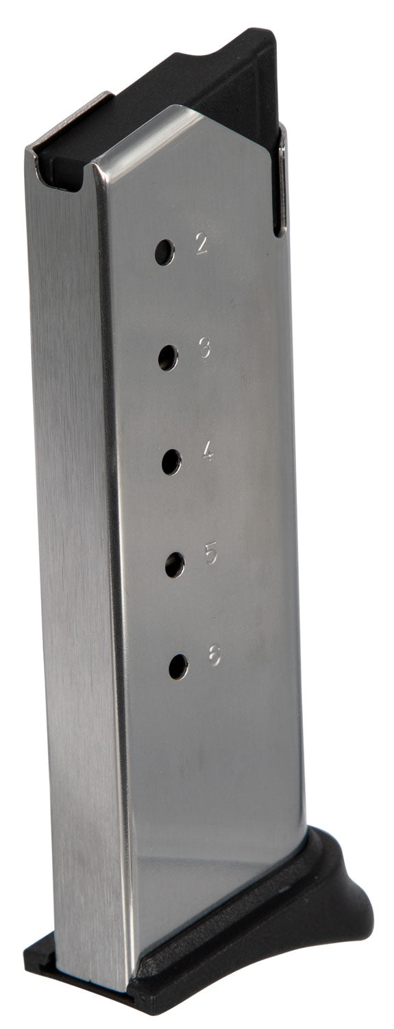 Springfield Armory XD-E XDE5006H 6-Round Extended Floor Plate .45 ACP Stainless Magazine