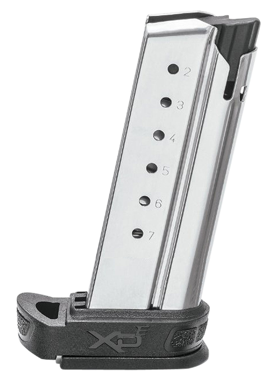 Springfield Armory XD-E XDE50071 7-Round Extended Sleeve .45 ACP Stainless Magazine