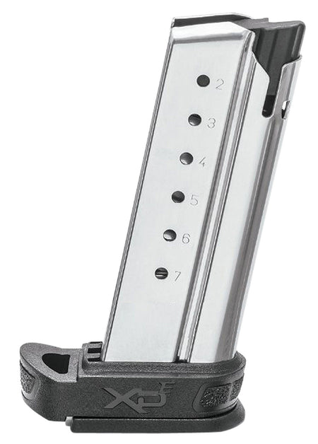 Springfield Armory XD-E XDE50071 7-Round Extended Sleeve .45 ACP Stainless Magazine