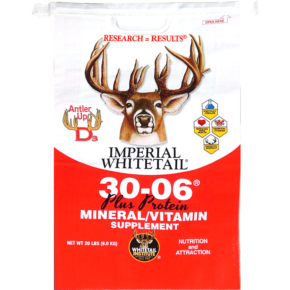 Whitetail Institute 30 06 Mineral Protein Deer Supplement 20 lb Bag