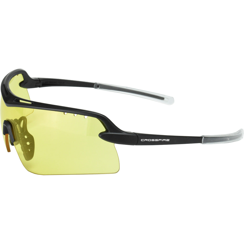 Crossfire Doubleshot Amber Lens Premium Shooting Eyewear Anti-Fog Coated