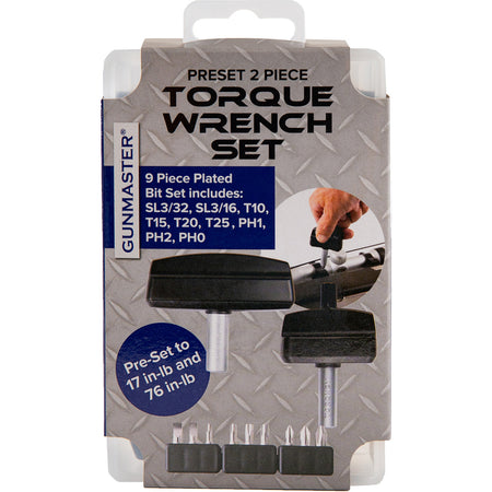 Gunmaster Firearm Torque Wrench Set with Drivers and Bit Set